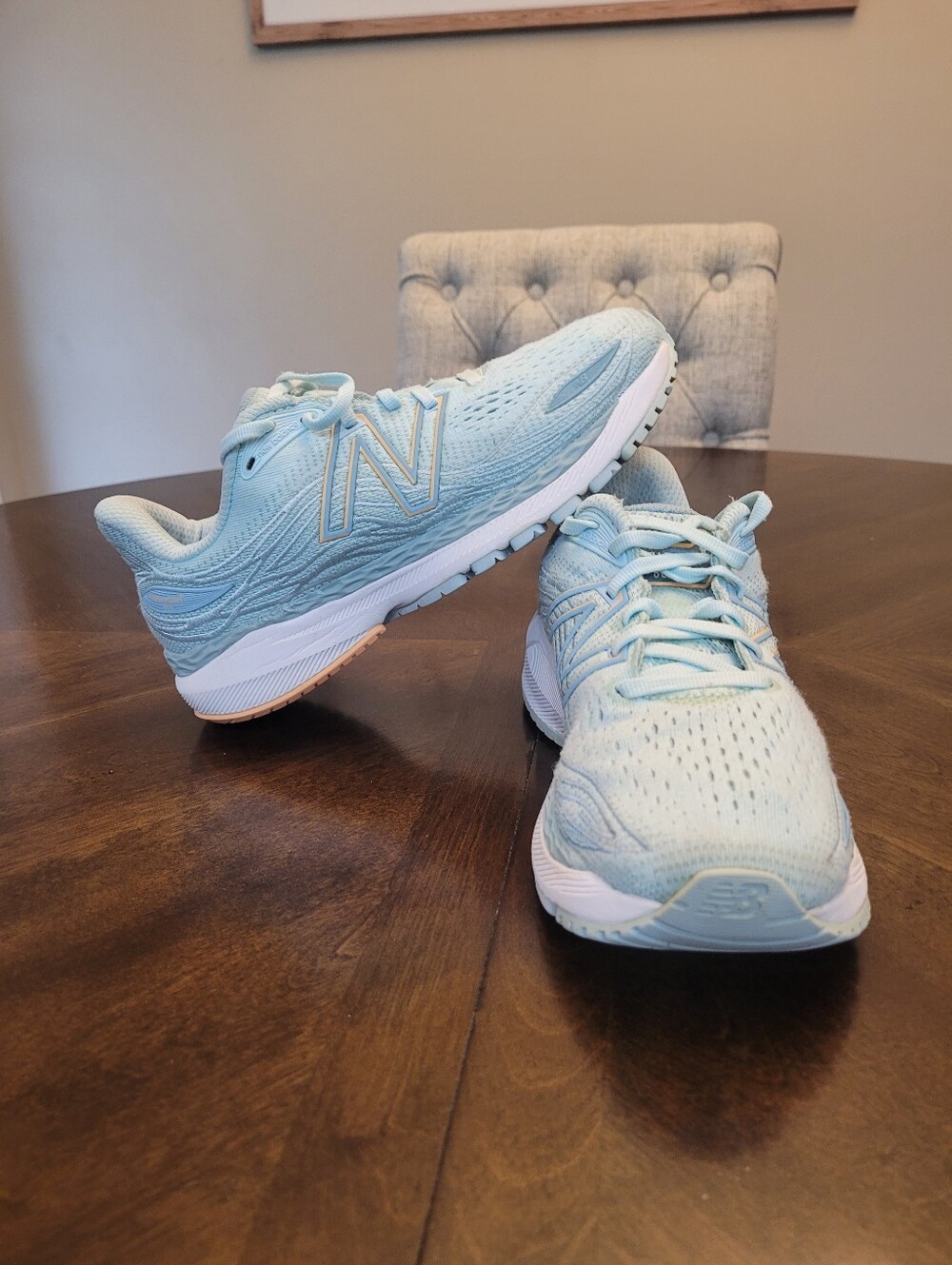 New Balance Fresh Foam 860 Mint Blue Athletic Sneakers.  Size 7